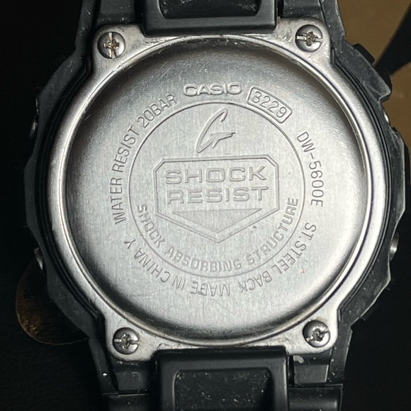 CASIO "G-Shock" Illuminator Men’s Digital Watch 3229 Alarm Chronograph - Picture 5 of 6